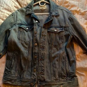 Madewell oversized trucker jacket